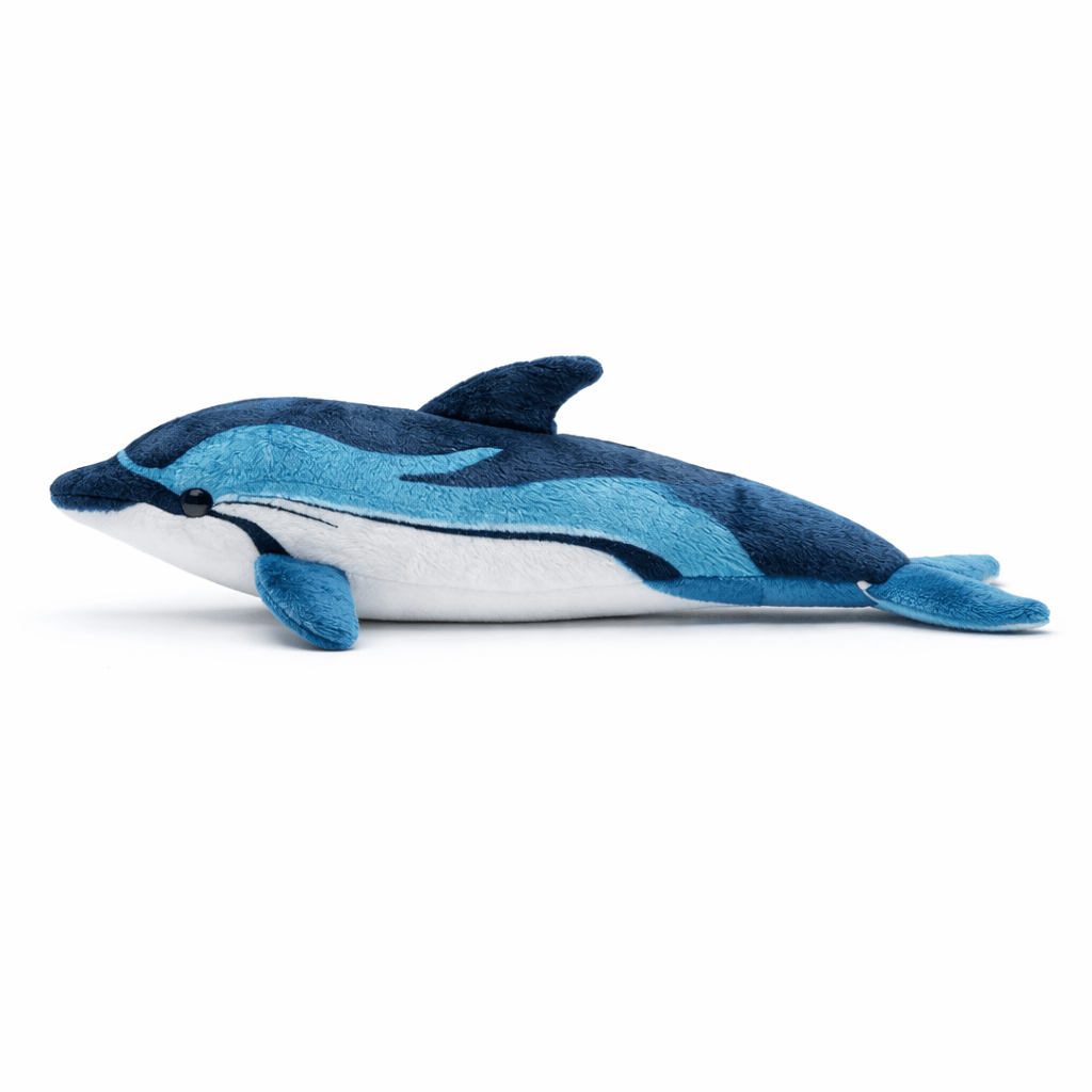 kuscheltierland Blau / 33 cm Realistisches Delphin Kuscheltier Ozean-Deko