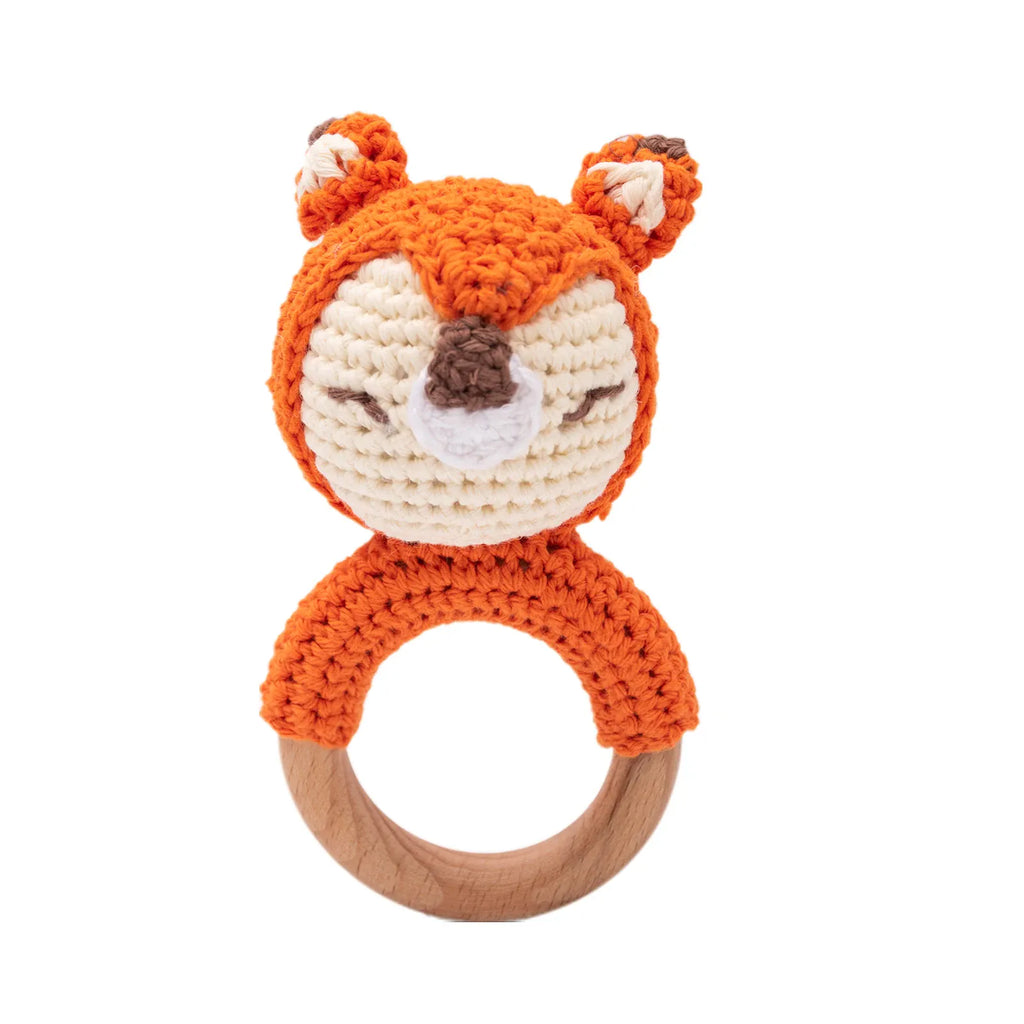 kuscheltierland Orange Baby Rassel Oranger Fuchs