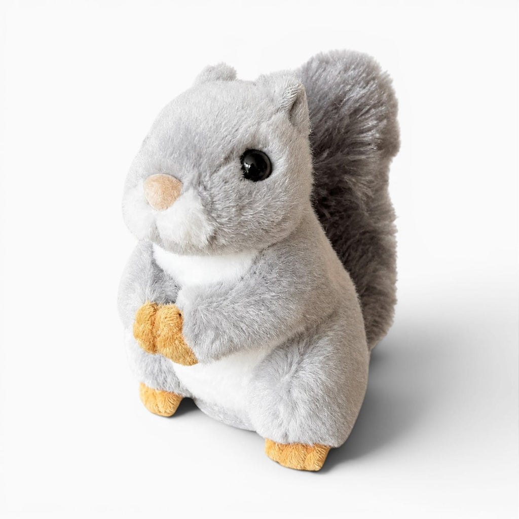 kuscheltierland 12cm squirrel / 9-20cm 12 Styles Standing Shoulder Animal Plush Toy Owl Parrot Bald Eagle Jesus Squirrel Sloth Frog Party Props Birthday Gift