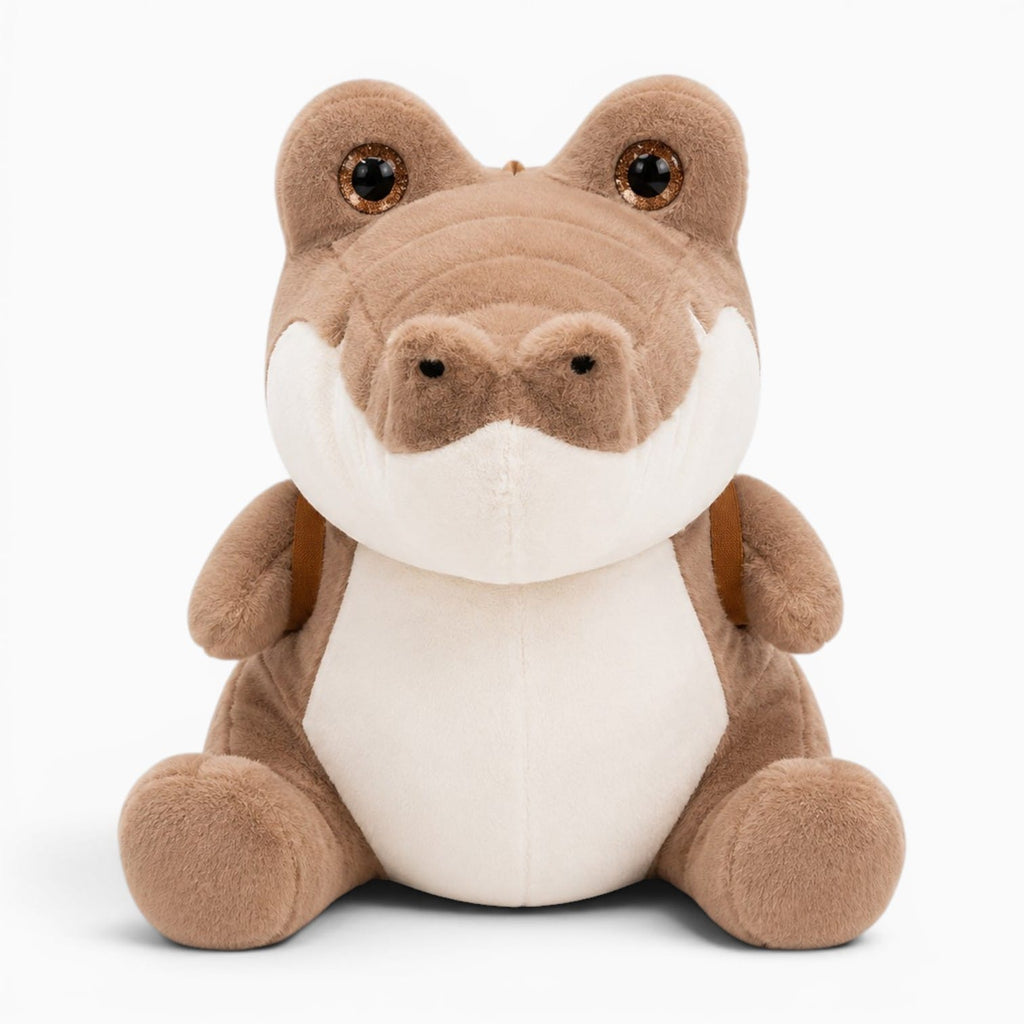 kuscheltierland 20-45CM Kawaii Cartoon Anime Crocodile Plush Toys Kawaii Backpack Crocodile Stuffed Animal Children's Cute Sleeping Doll Gifts