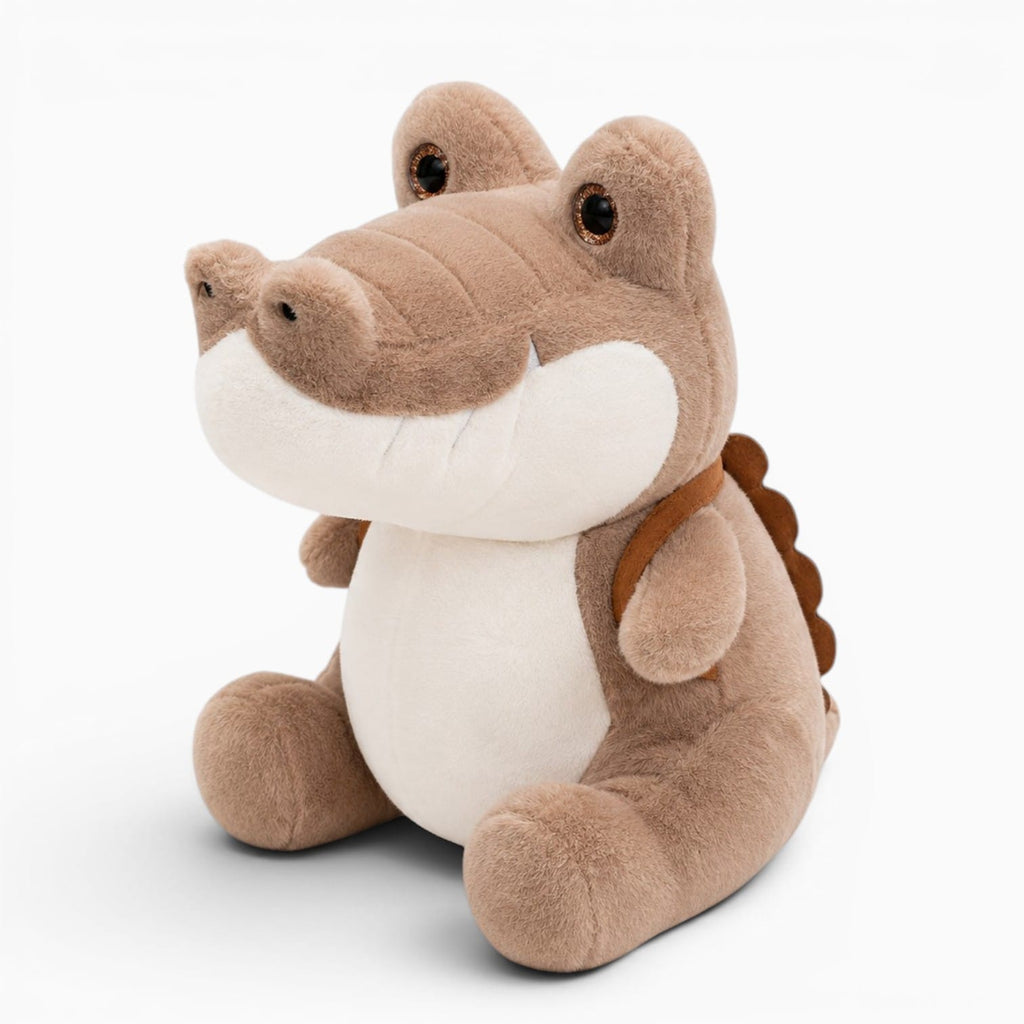 kuscheltierland 20-45CM Kawaii Cartoon Anime Crocodile Plush Toys Kawaii Backpack Crocodile Stuffed Animal Children's Cute Sleeping Doll Gifts