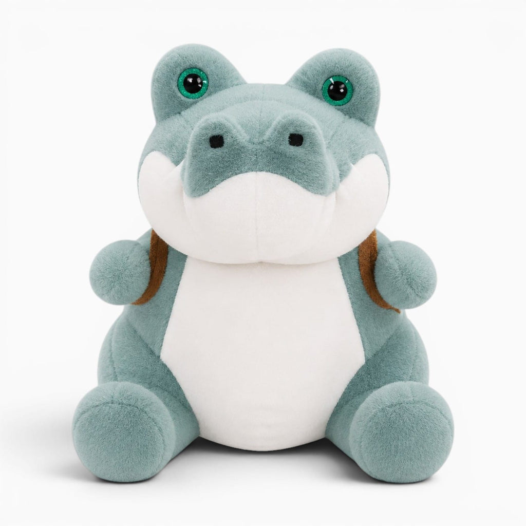 kuscheltierland 20-45CM Kawaii Cartoon Anime Crocodile Plush Toys Kawaii Backpack Crocodile Stuffed Animal Children's Cute Sleeping Doll Gifts