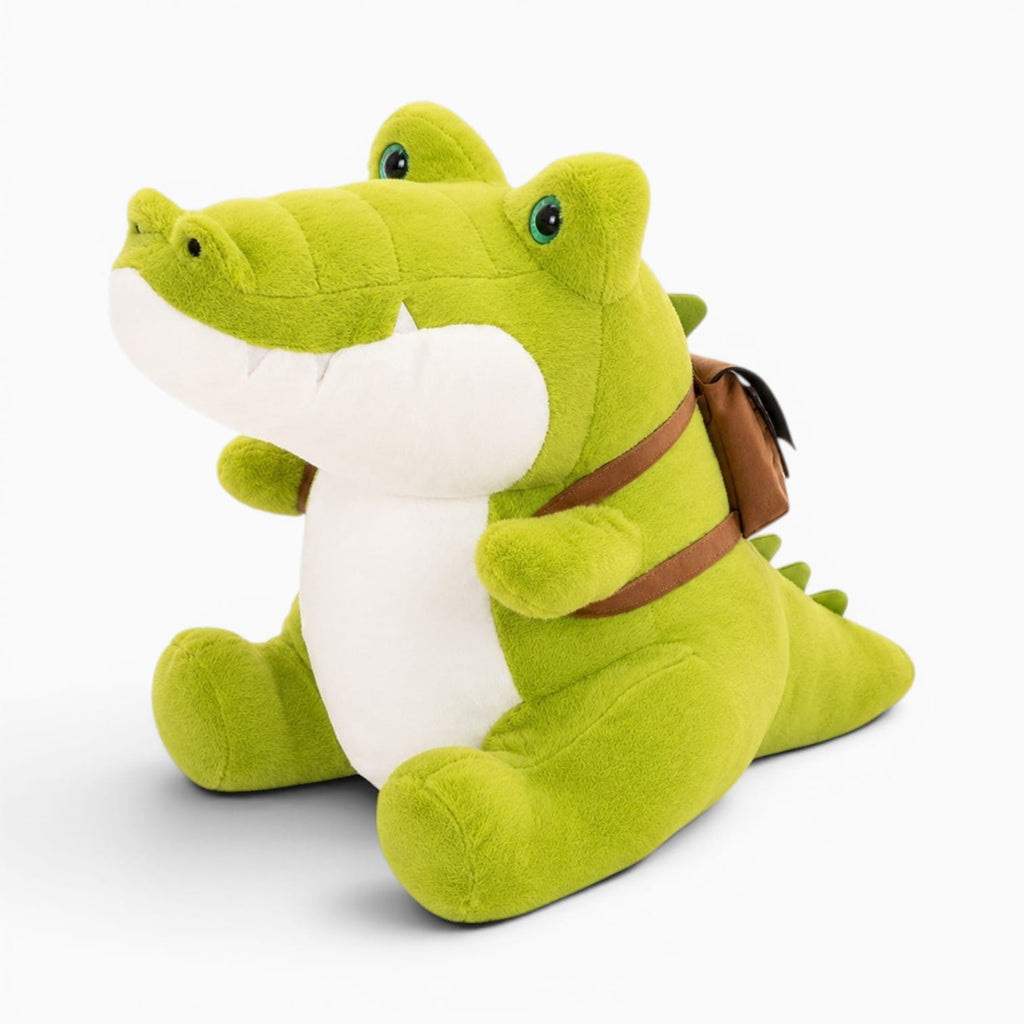 kuscheltierland 20-45CM Kawaii Cartoon Anime Crocodile Plush Toys Kawaii Backpack Crocodile Stuffed Animal Children's Cute Sleeping Doll Gifts