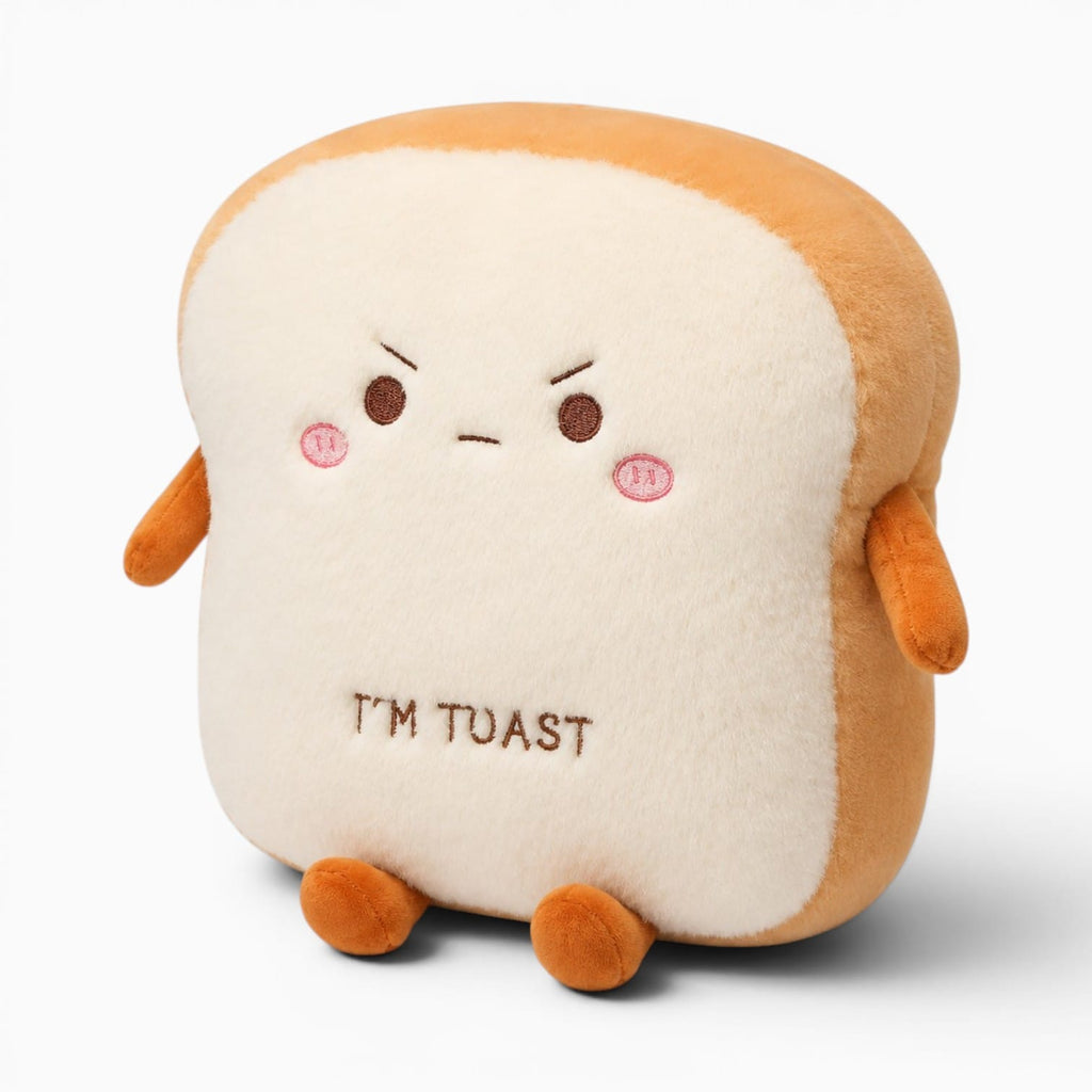 kuscheltierland 35cm 2 35cm Plush Bread Pillow Soft Toast Simulation Food Doll Warm Hand Cushion Home Decor Cute Kids Toy Birthday Gift