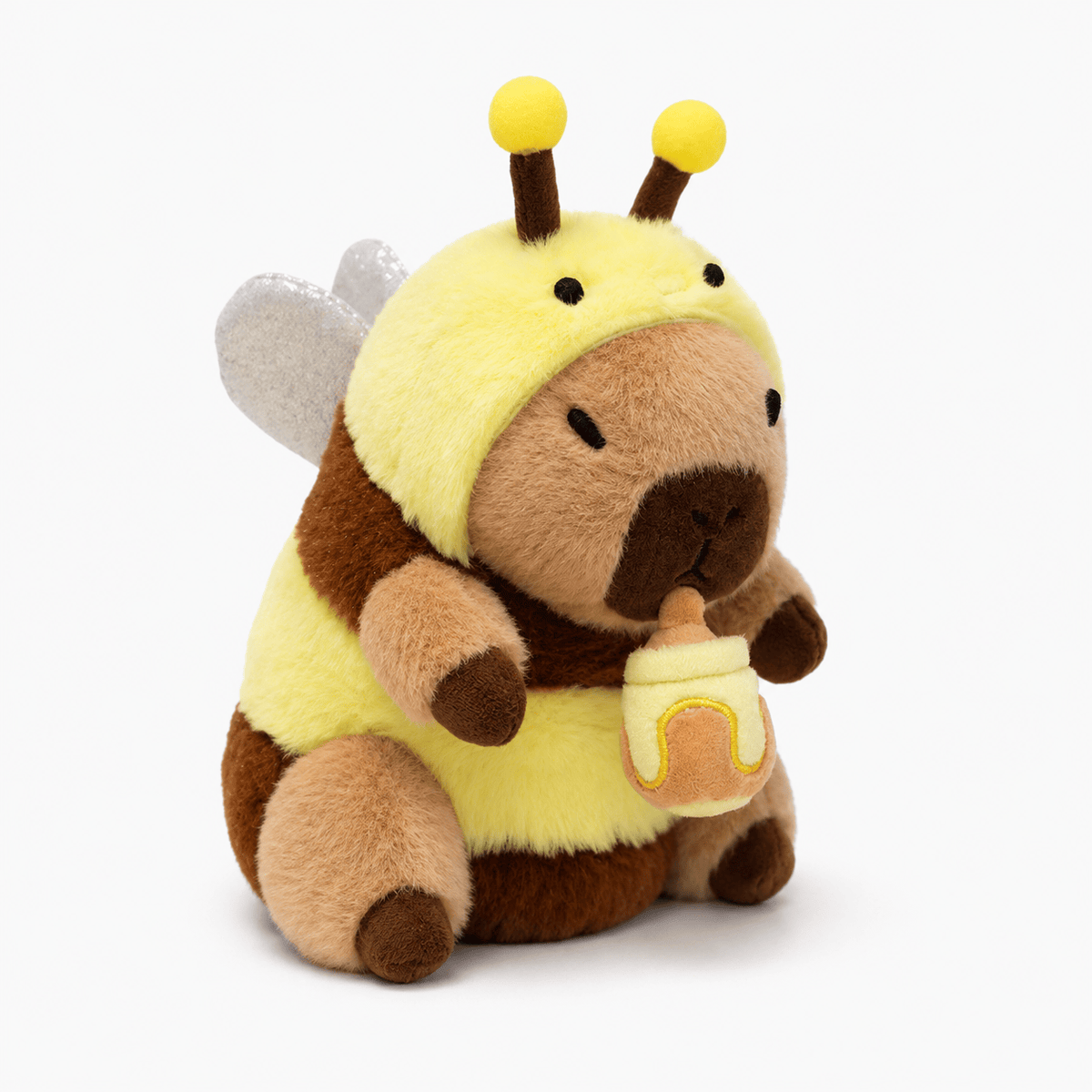 kuscheltierland A / 22cm 22cm Cute Capybara Plush Toys Pull the String to Transform into Dinosaur, Rabbit, Shark, Bee, Cockroach Capibara Toys for Kids