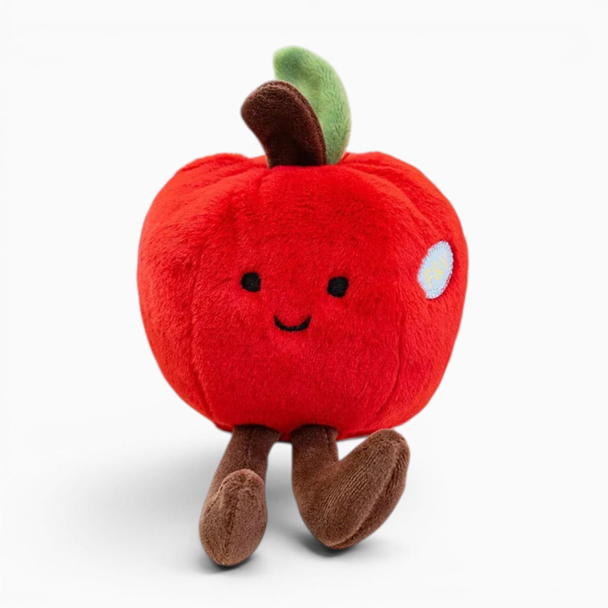 kuscheltierland Apple / 12-19cm Fruit Plush Toy Cute Small Soft Plush Pear Apple Strawberry Orange Avocado Pineapple Durian Doll Holiday Party Birthday Gift