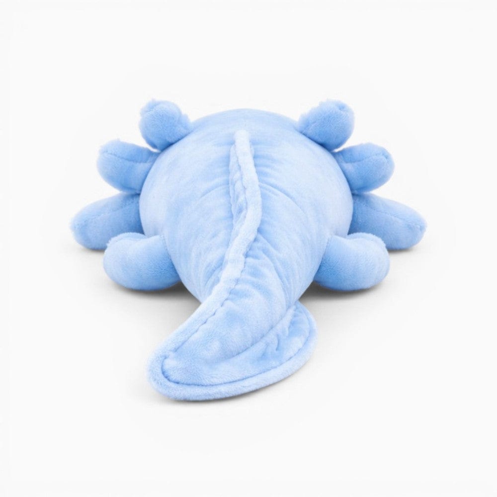 kuscheltierland Axolotl Kuscheltier lang blau Kuschelkissen
