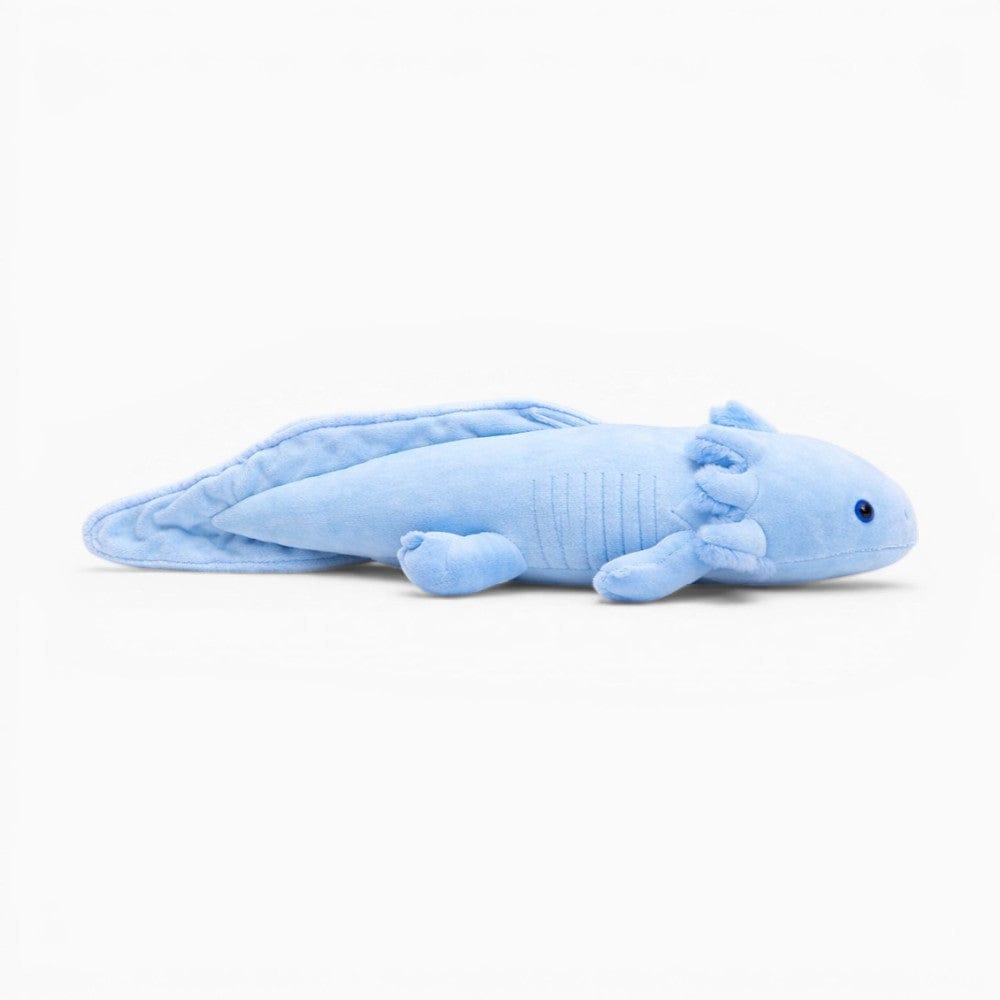 kuscheltierland Axolotl Kuscheltier lang blau Kuschelkissen