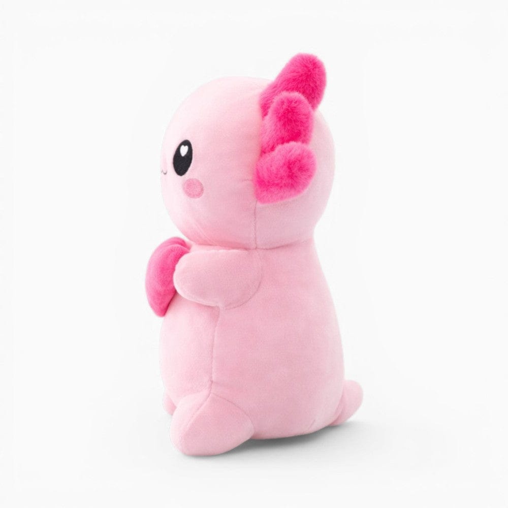 kuscheltierland Axolotl Kuscheltier rosa mit Herz Kawaii