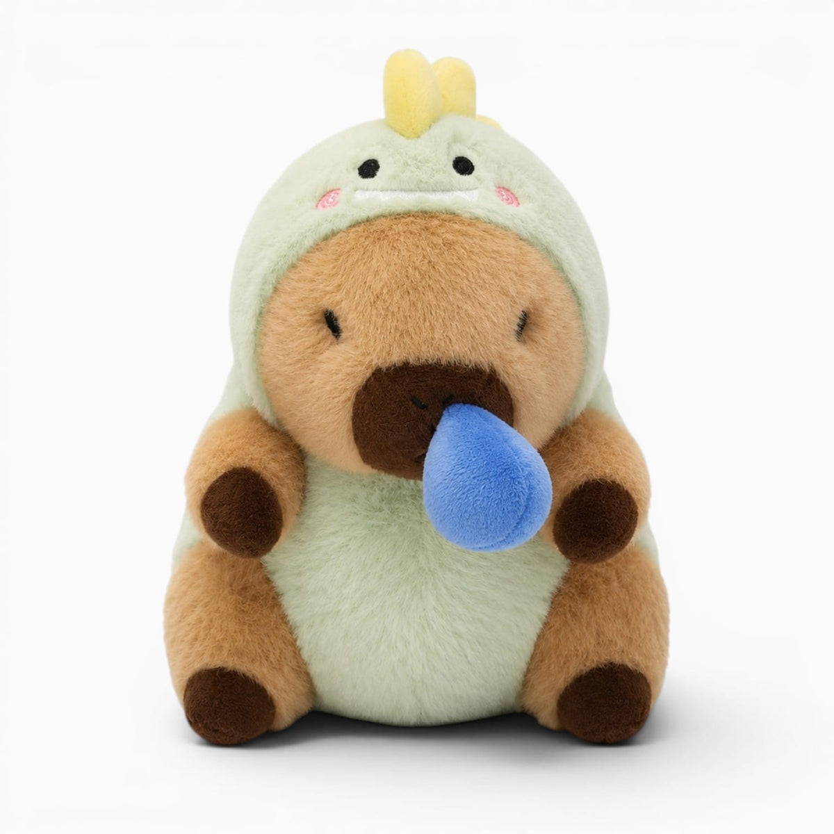 kuscheltierland B / 22cm 22cm Cute Capybara Plush Toys Pull the String to Transform into Dinosaur, Rabbit, Shark, Bee, Cockroach Capibara Toys for Kids