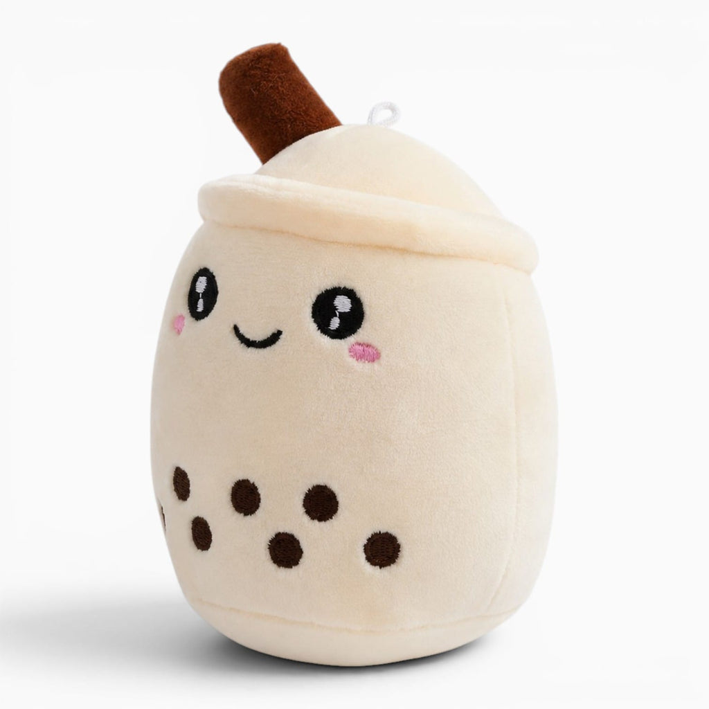 kuscheltierland Beige 12cm Simulation Milk Tea Cup Bubble Tea Plush Toy Pillow Small Stuffed Animals Pearl Milk Tea Cute Funny Doll Creative Decoration Toy