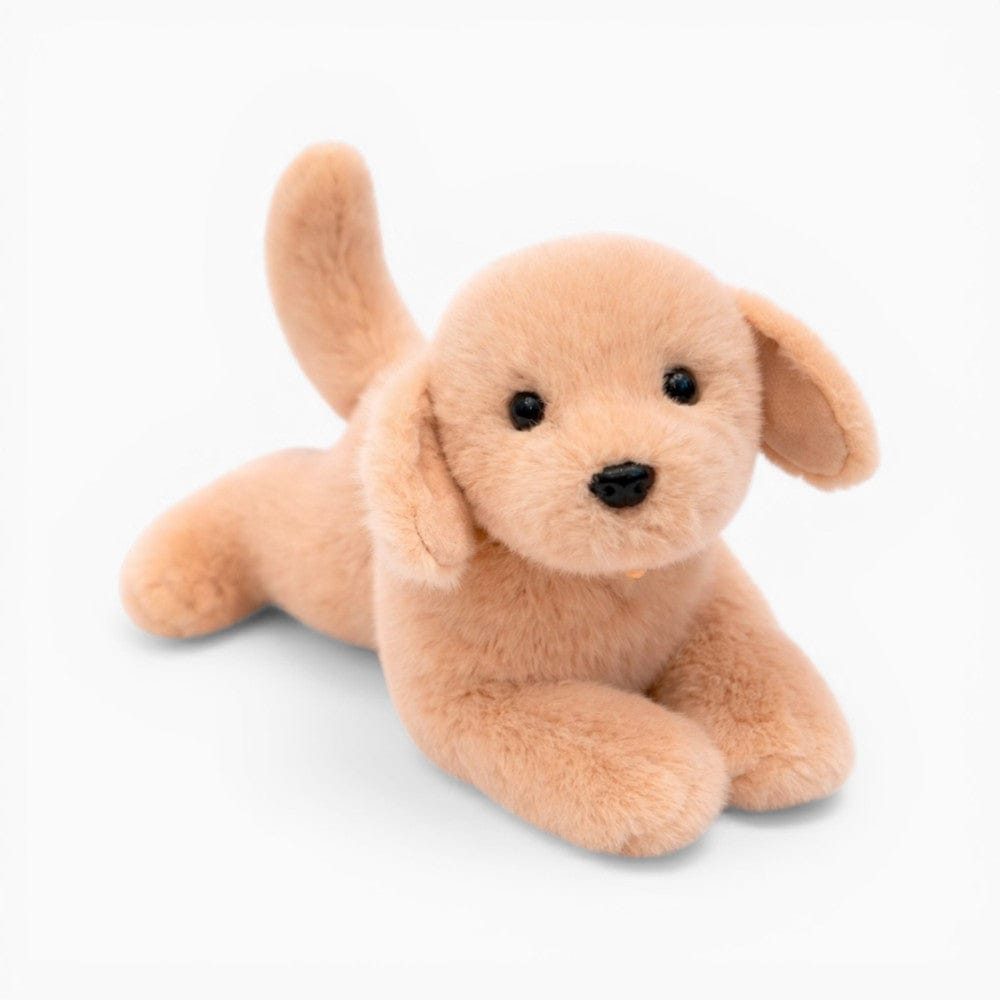 kuscheltierland Beige / 20cm Liegender Golden Retriever Welpe Kuscheltier