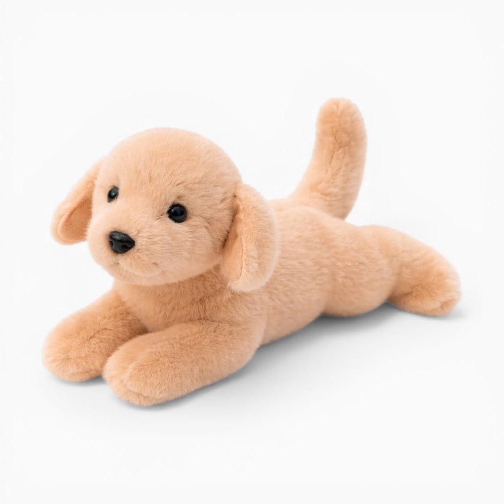 kuscheltierland Beige / 20cm Liegender Golden Retriever Welpe Kuscheltier