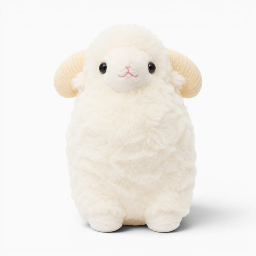 kuscheltierland Beige / 22cm Weißes Widder Plüschtier