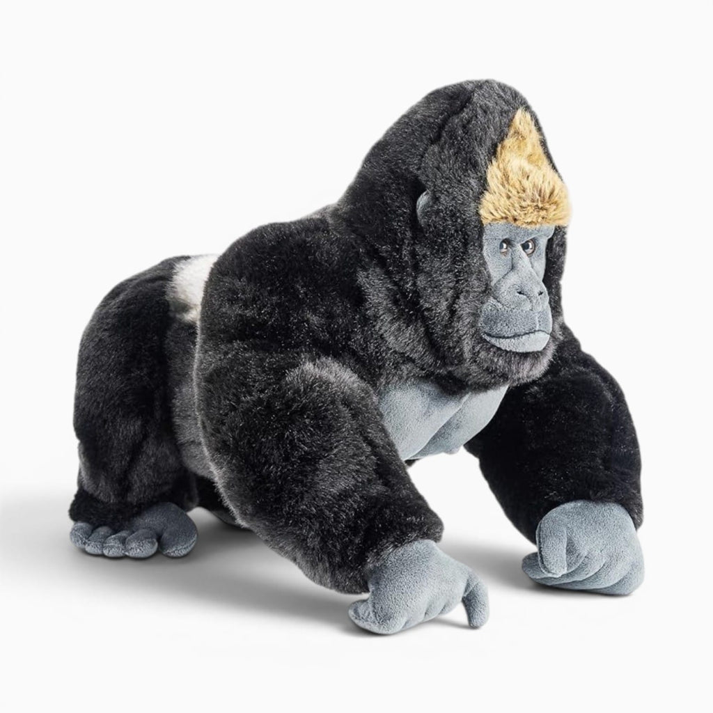 kuscheltierland black / China Mainland Albino Gorilla High Fidelity Anime Cute Ape Plushie Silverback Plush Toys Lifelike Animals Simulation Stuffed Doll Kawai Toy Gif