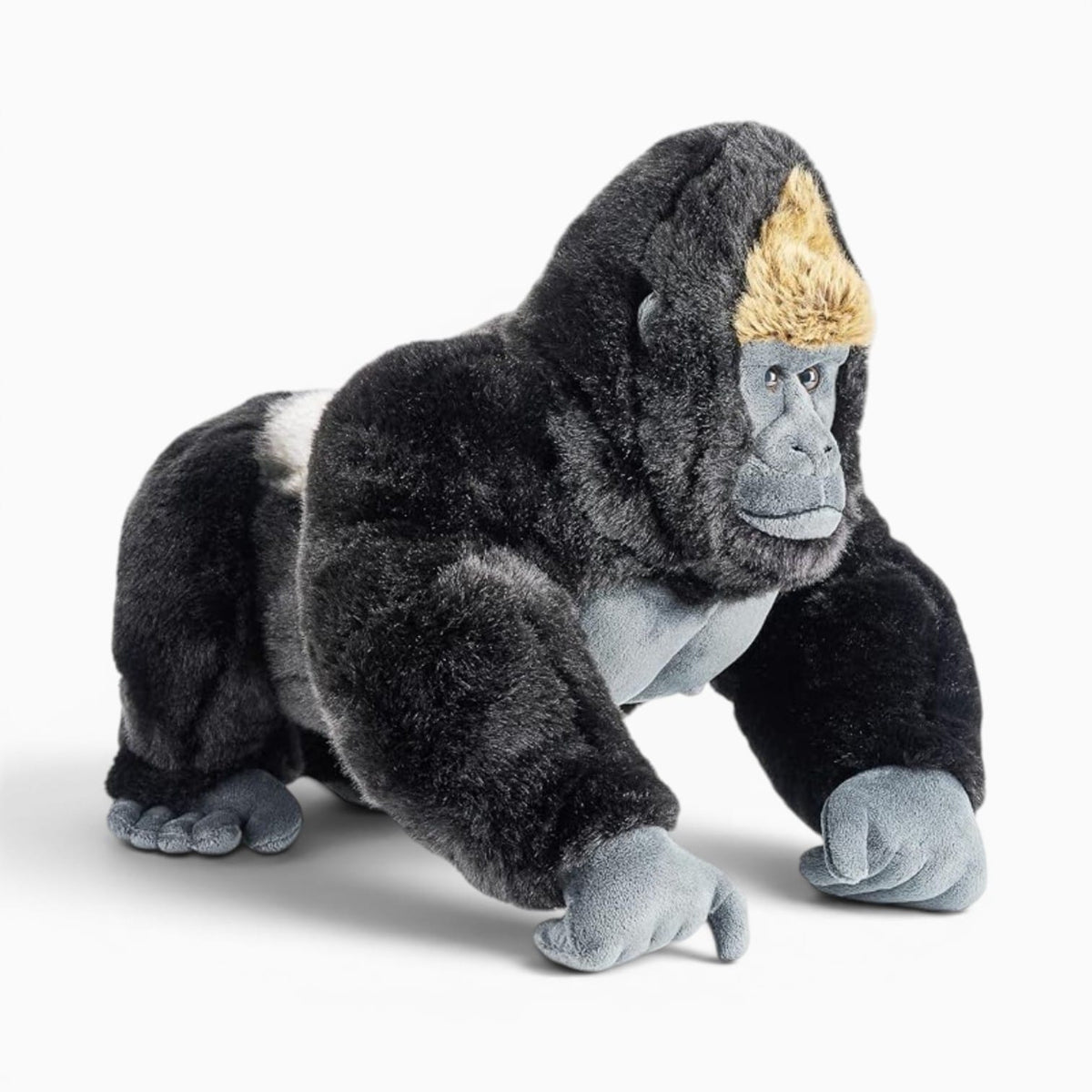 kuscheltierland black / China Mainland Albino Gorilla High Fidelity Anime Cute Ape Plushie Silverback Plush Toys Lifelike Animals Simulation Stuffed Doll Kawai Toy Gif