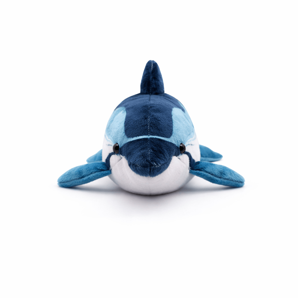kuscheltierland Blau / 33 cm Realistisches Delphin Kuscheltier Ozean-Deko