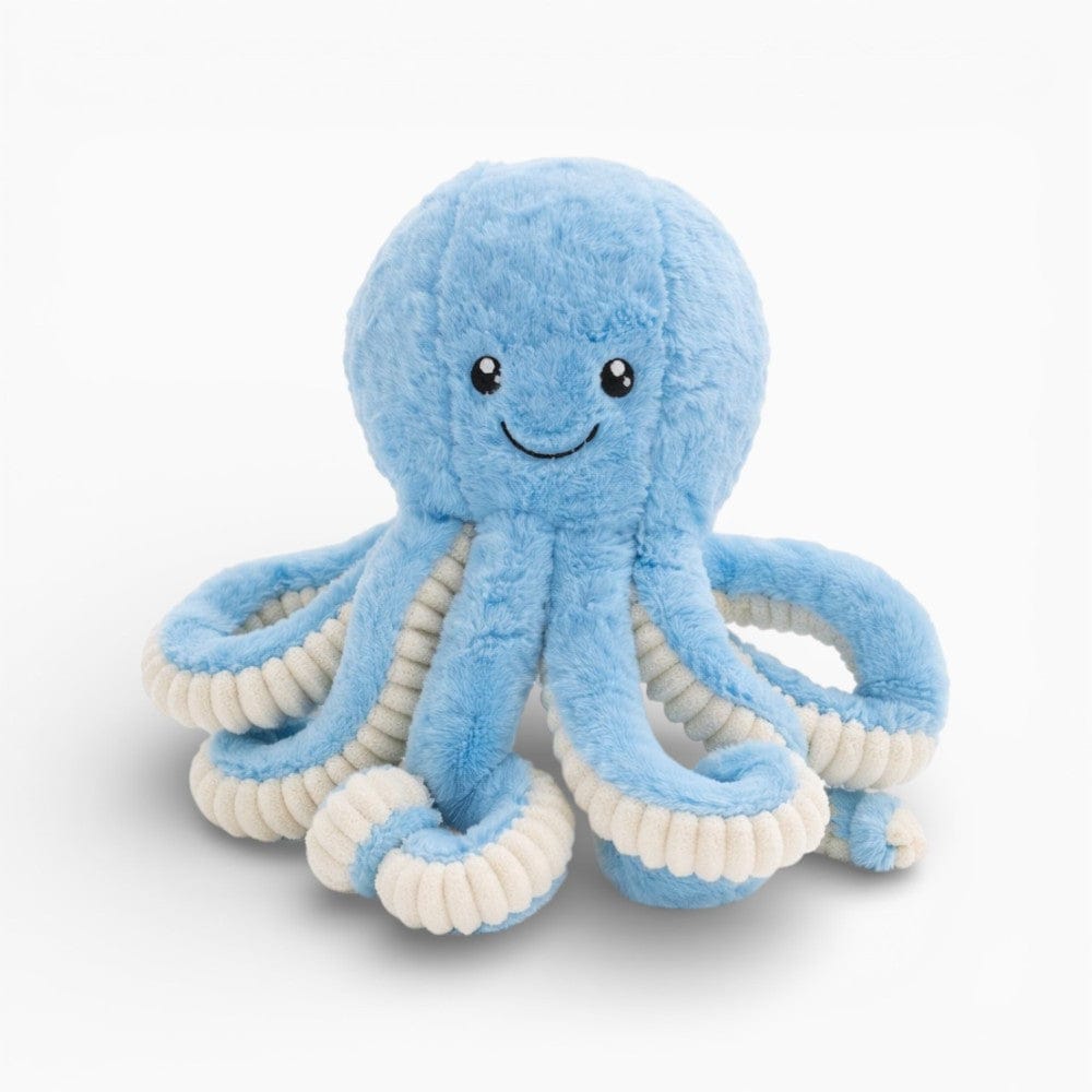 kuscheltierland Blau / 40cm Blauer Oktopus Plüschtier mit Tentakeln