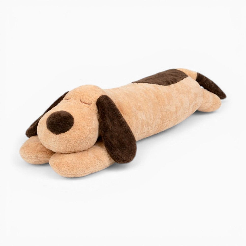 kuscheltierland Braun / 100cm Schlafender Hund Kuscheltier XXL