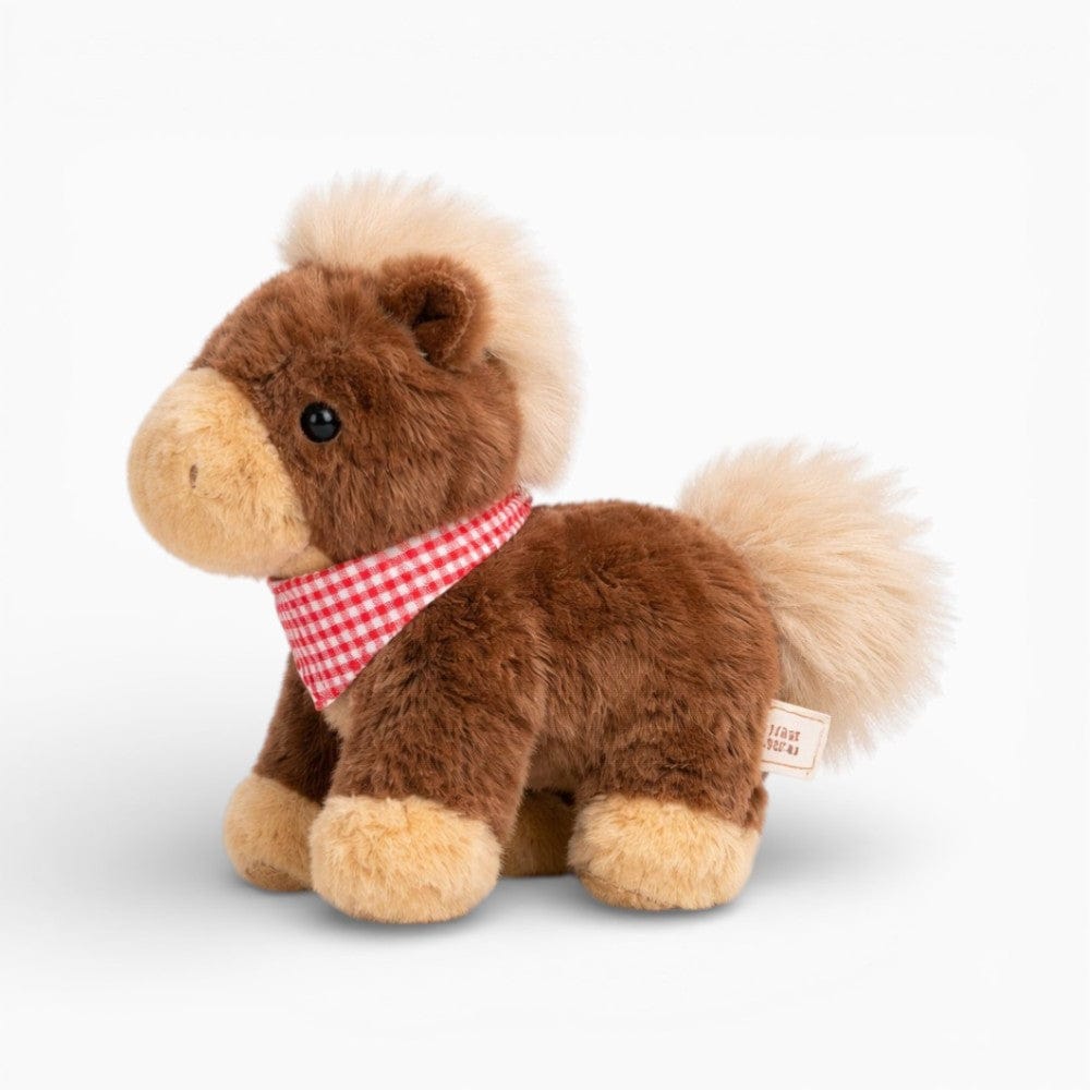 kuscheltierland Braun / 18cm Pferd Kuscheltier niedliche kleine Pferde-Puppe