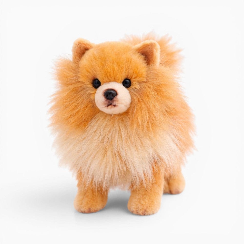 kuscheltierland Braun / 23cm Hund Kuscheltier flauschig realistisch