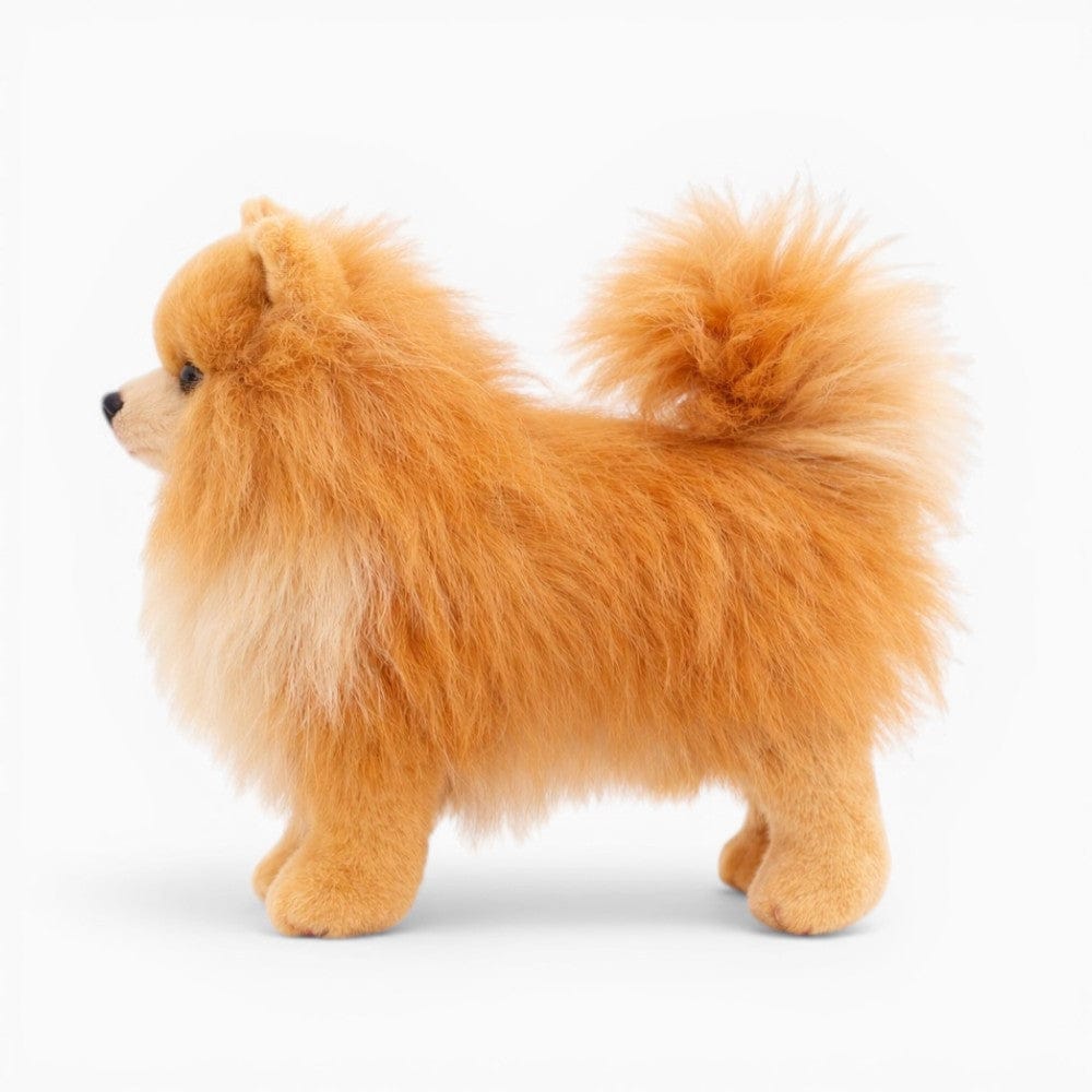 kuscheltierland Braun / 23cm Hund Kuscheltier flauschig realistisch