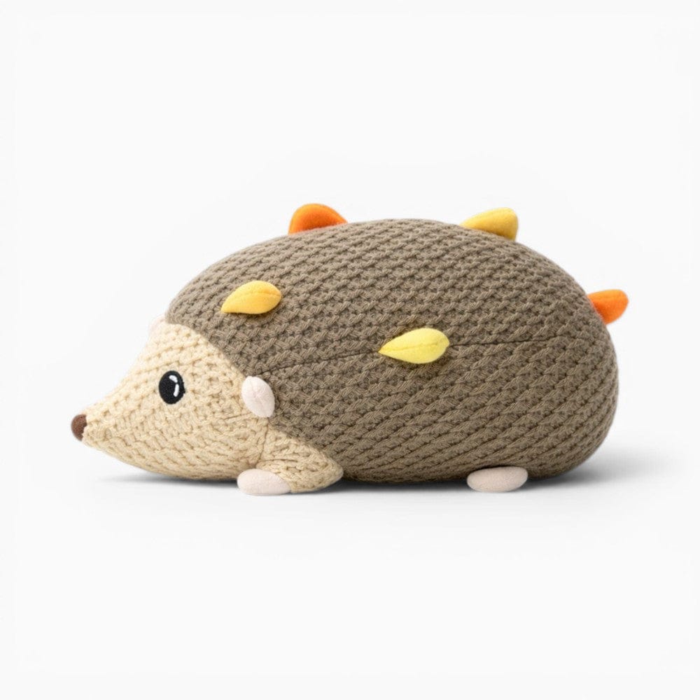 kuscheltierland Braun / 25 cm Kleiner Igel Kuscheltier aus Strickstoff
