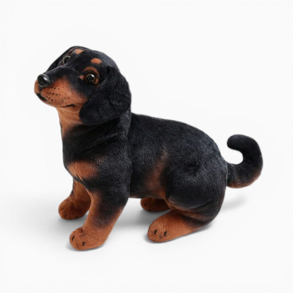 kuscheltierland Braun / 25cm Rottweiler Kuscheltier sitzend naturgetreu