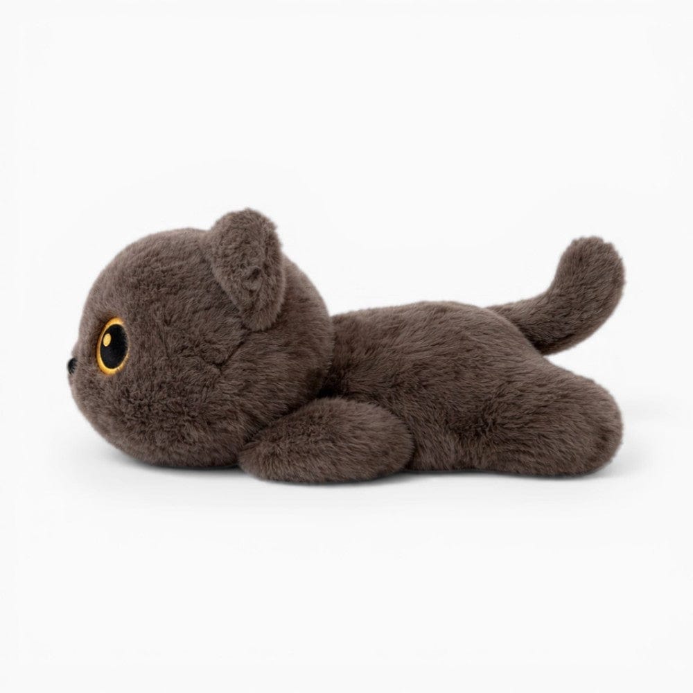 kuscheltierland Braun / 25cm Schwarzes Kätzchen Kuscheltier Plüschpuppe