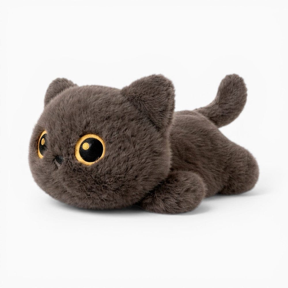 kuscheltierland Braun / 25cm Schwarzes Kätzchen Kuscheltier Plüschpuppe