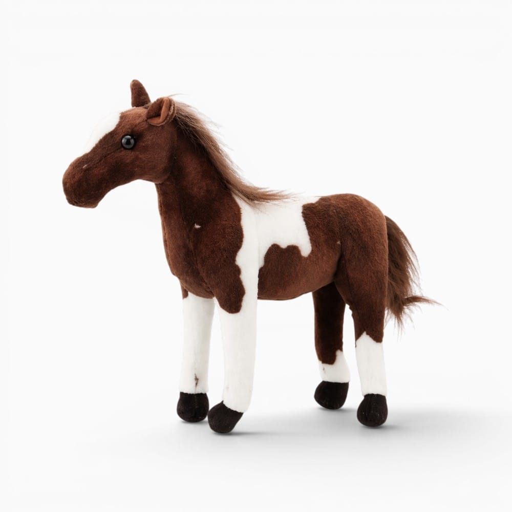 kuscheltierland Braun / 30cm Plush lifelike Horse Toy 4 Styles Stuffed Animal Doll Birthday Gift Horseplay Decor High Quality Toy