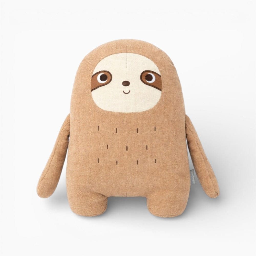 kuscheltierland Braun / 38x25cm Lustiges Faultier Kuscheltier flach