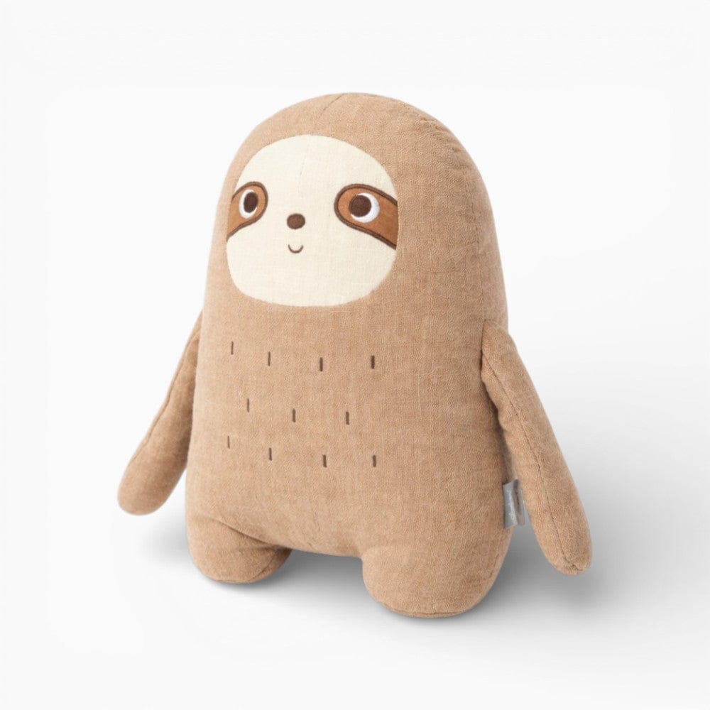 kuscheltierland Braun / 38x25cm Lustiges Faultier Kuscheltier flach