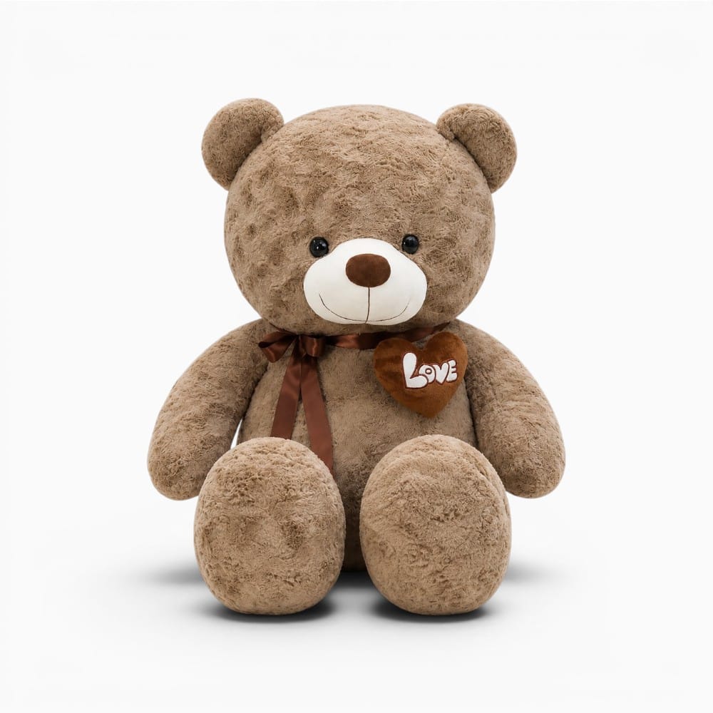 kuscheltierland Braun / 60cm XXL Braun Teddybär mit Herz