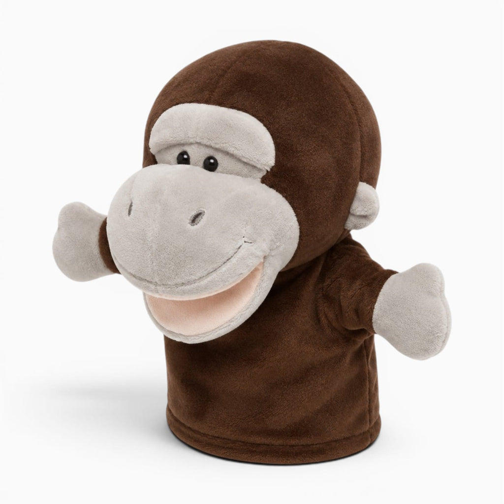 kuscheltierland Braun Affe Handpuppe Kuscheltier