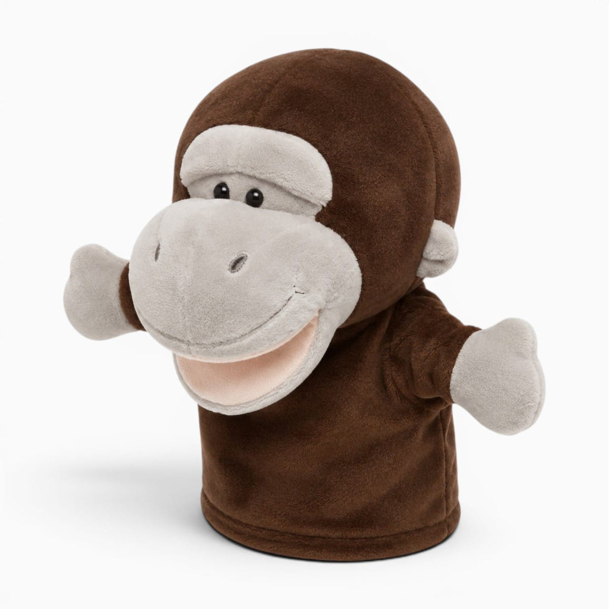 kuscheltierland Braun Affe Handpuppe Kuscheltier