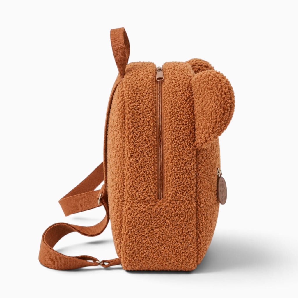kuscheltierland Braun Brauner Plüsch-Rucksack mit Bärenohren