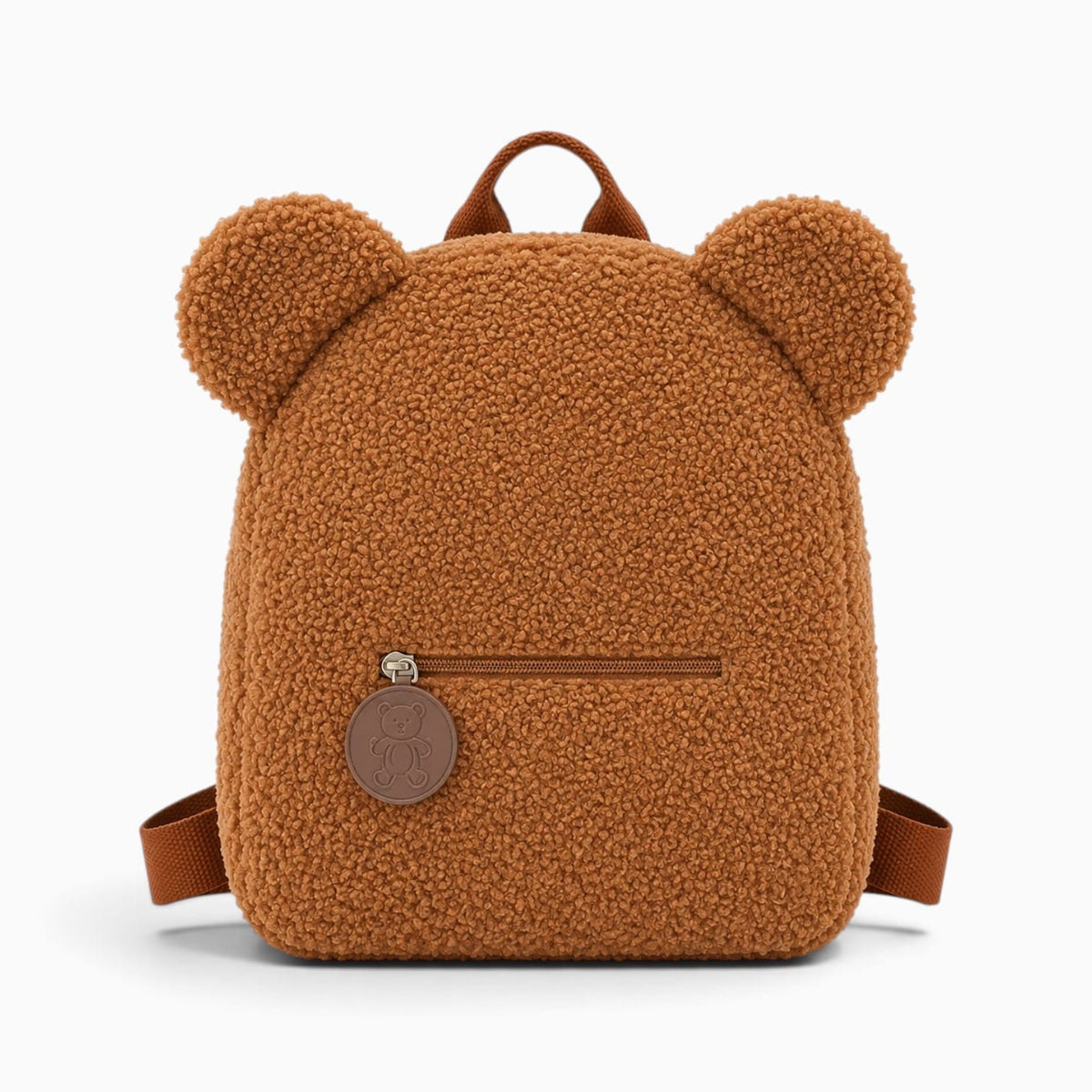 kuscheltierland Braun Brauner Plüsch-Rucksack mit Bärenohren