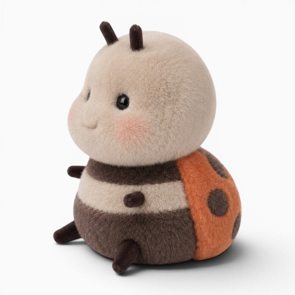 kuscheltierland Braun Kleines Kawaii Marienkäfer-Kuscheltier