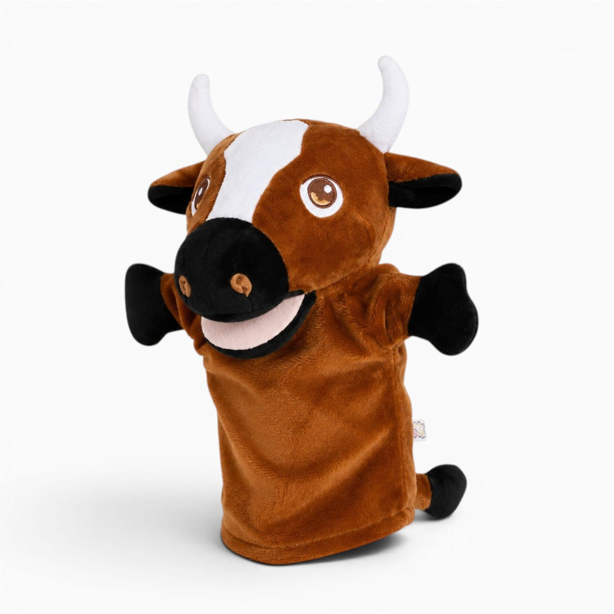 kuscheltierland Braun Kuh Handpuppe Kuscheltier