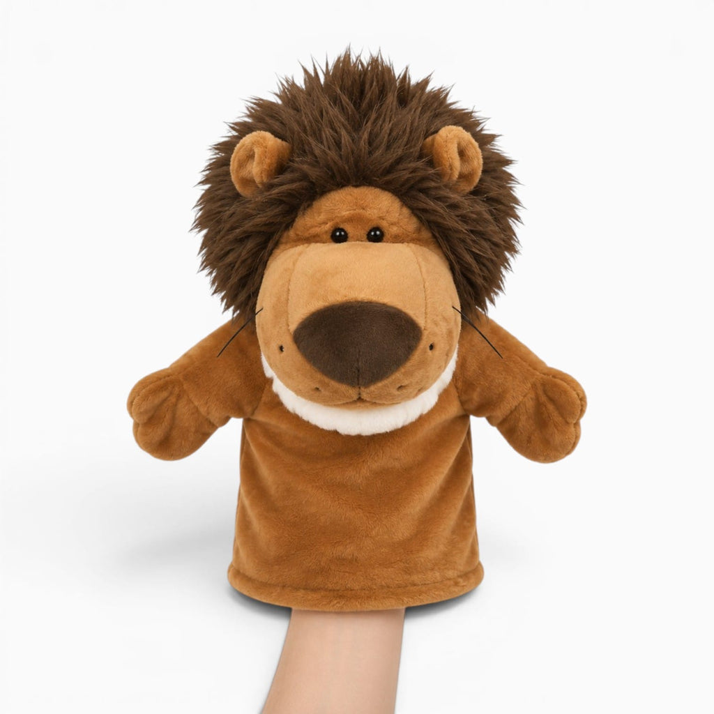 kuscheltierland Braun Löwe Handpuppe Kuscheltier