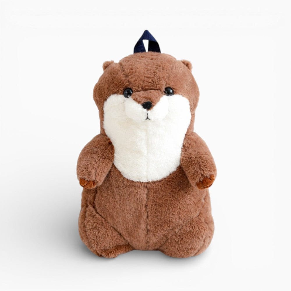 kuscheltierland Braun Seeotter Plüsch Rucksack Kinder