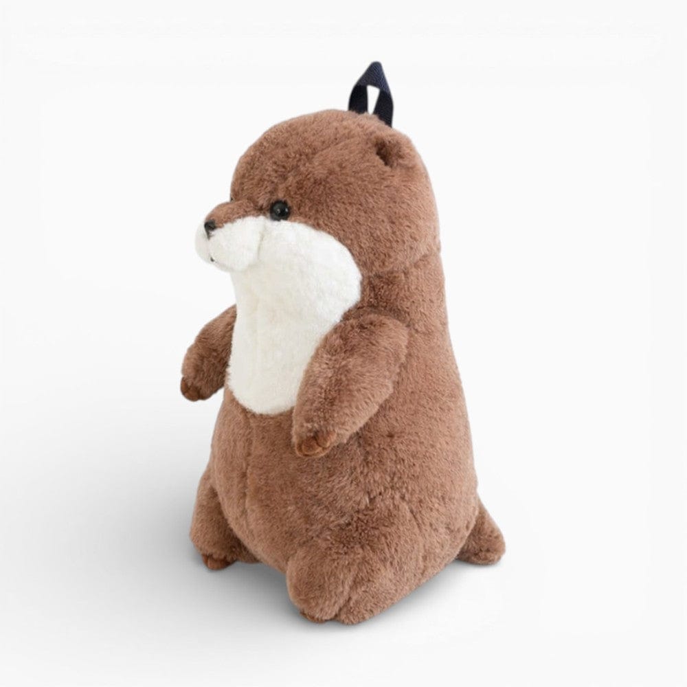 kuscheltierland Braun Seeotter Plüsch Rucksack Kinder