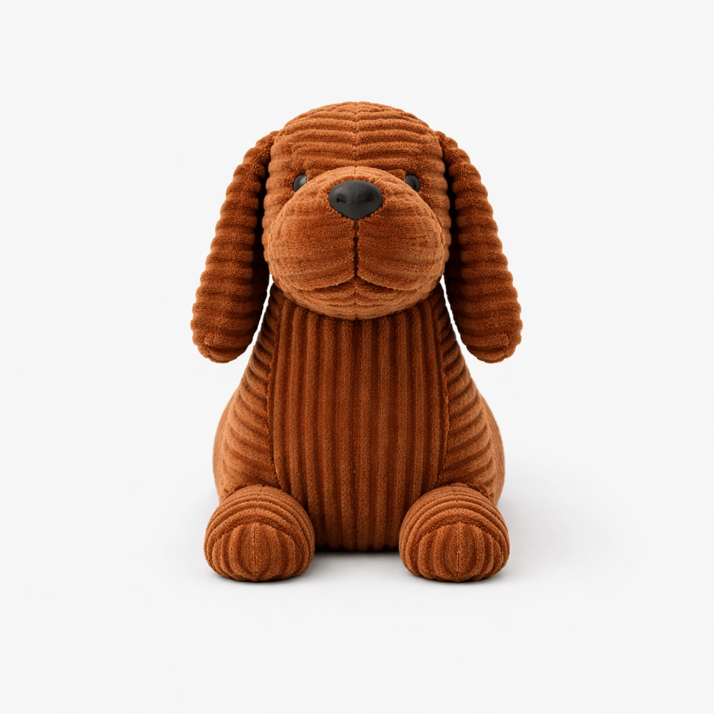 kuscheltierland Braunes Dackel-Kuscheltier in verschiedenen Längen