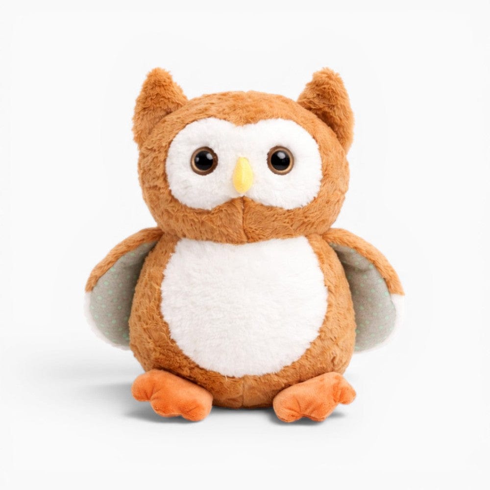 kuscheltierland Braunes Eulen Stofftier Cartoon Design