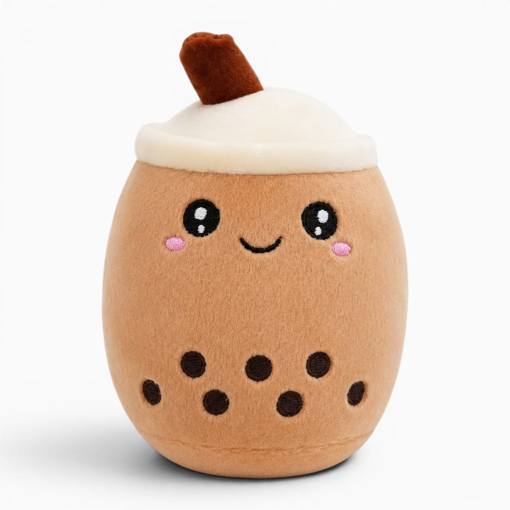 kuscheltierland Brown / 12cm 1Pc Bubble Tea Cup Plush Toys Kawaii Fruit Milk Tea Design Kids Stuffed Doll Soft Pillow Cushion Birthday Gift for Girl Friend