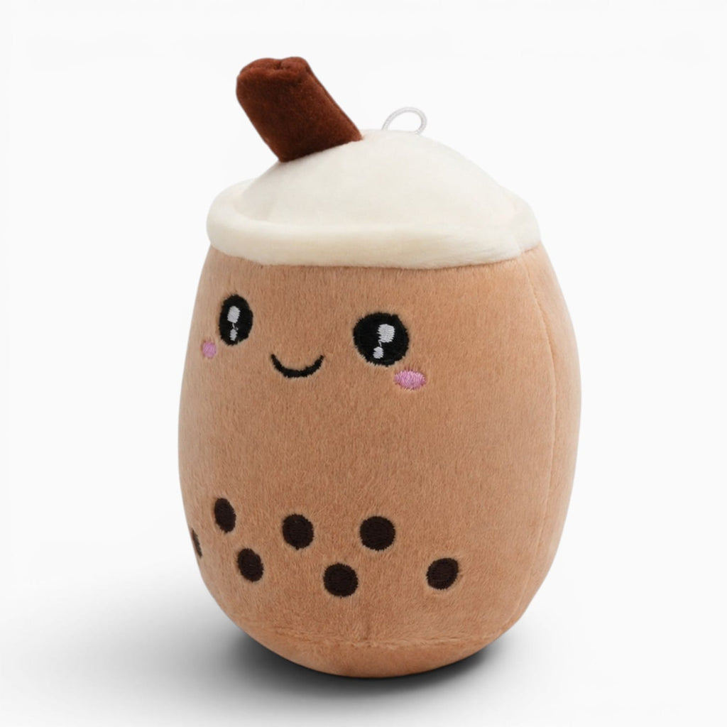 kuscheltierland Brown / 12cm 1Pc Bubble Tea Cup Plush Toys Kawaii Fruit Milk Tea Design Kids Stuffed Doll Soft Pillow Cushion Birthday Gift for Girl Friend