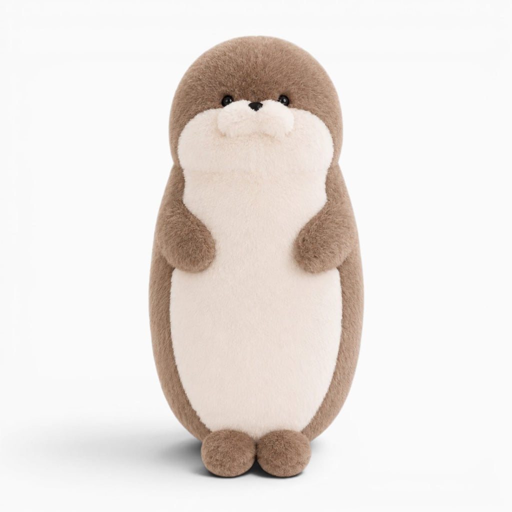 kuscheltierland Brown / 50cm Kawaii Cartoon Sea Plush Toy Soft Pillow Lifelike Stuffed Creature Sea Otter Plush Doll Simulation Stuffed Animal Birthday Gifts