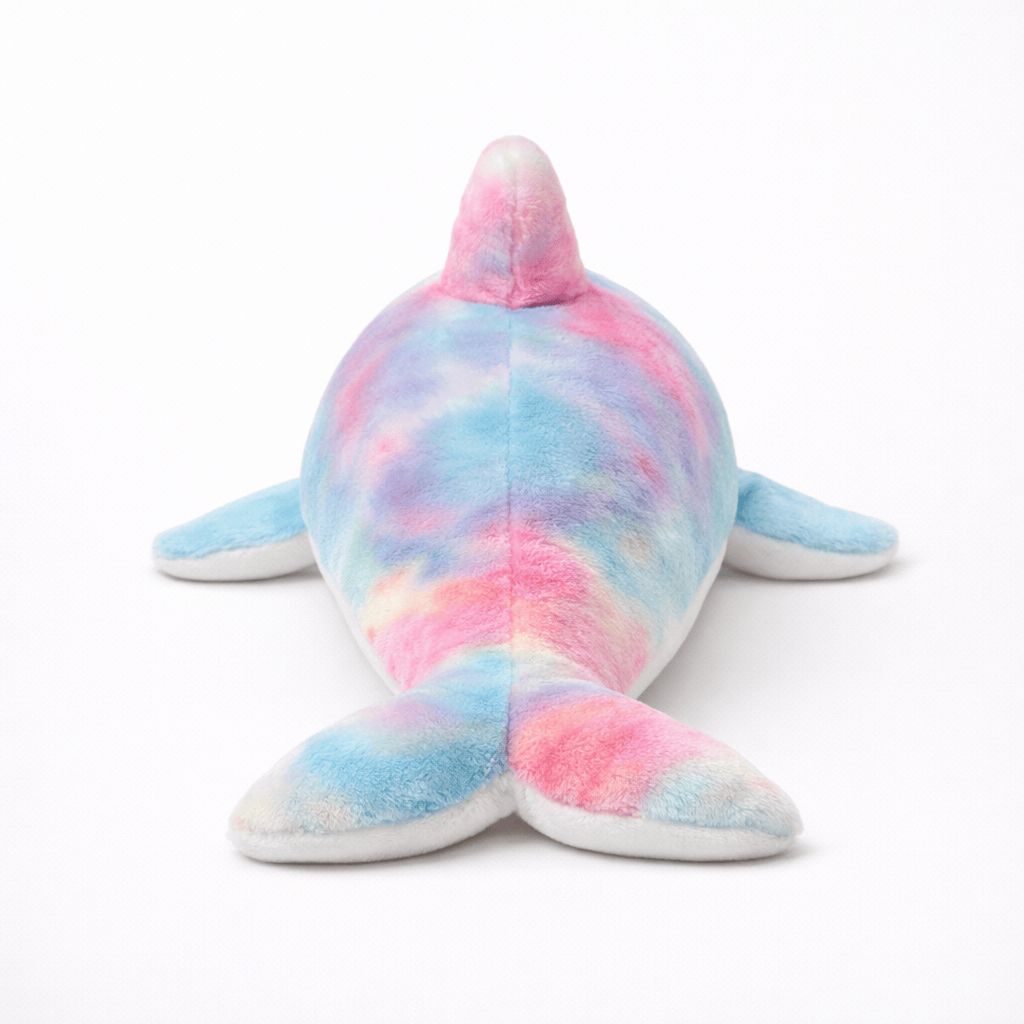 kuscheltierland Buntes Delphin Kuscheltier groß Regenbogen