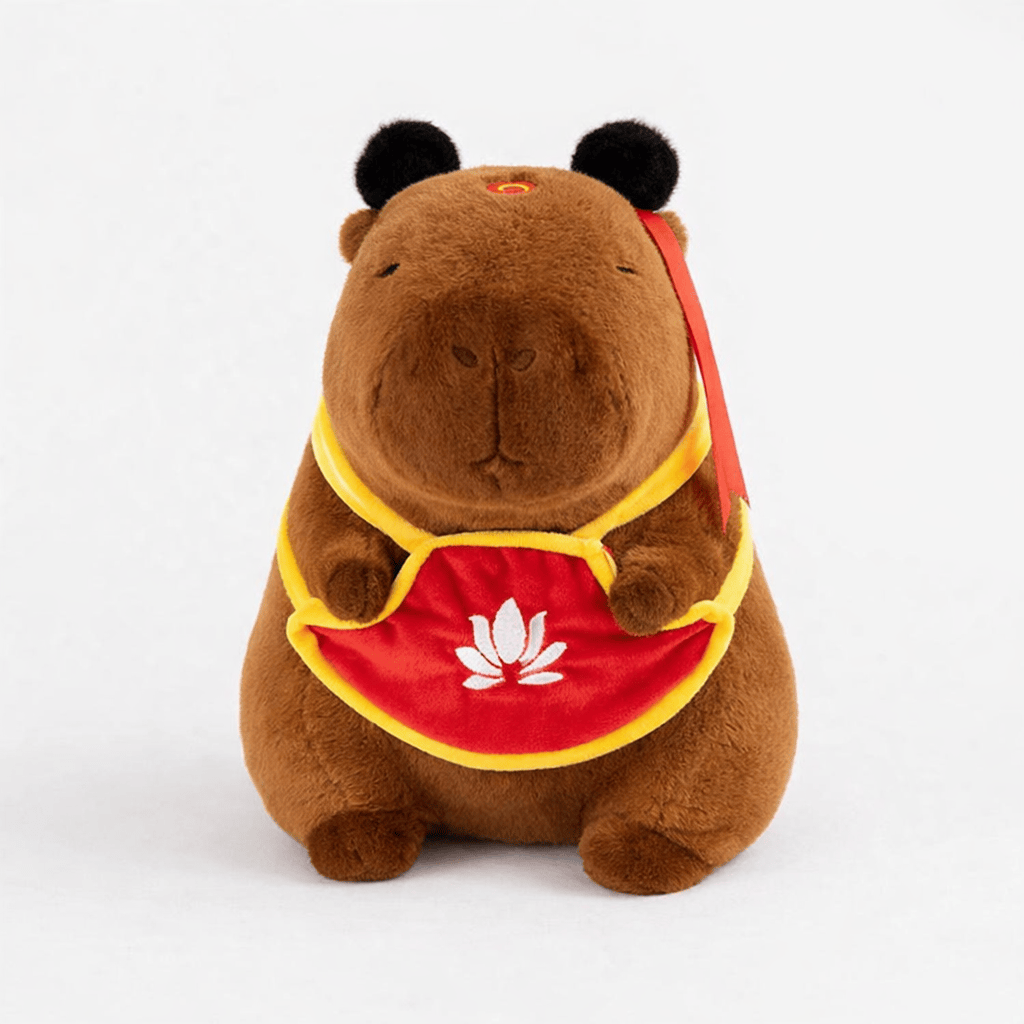 kuscheltierland Capybara Kuscheltier mit traditionellem Nezha Kostüm